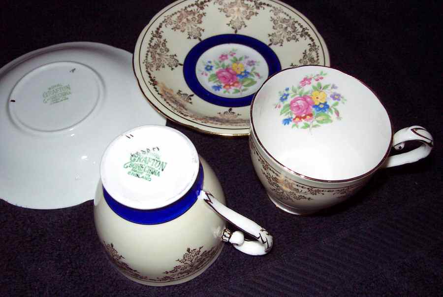6830m Footed Cup & Saucer Set by Royal Grafton-1