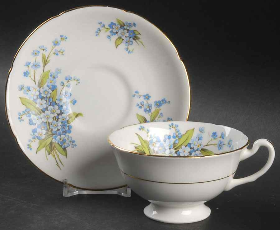 685 Footed Cup & Saucer Set by Royal Grafton-1