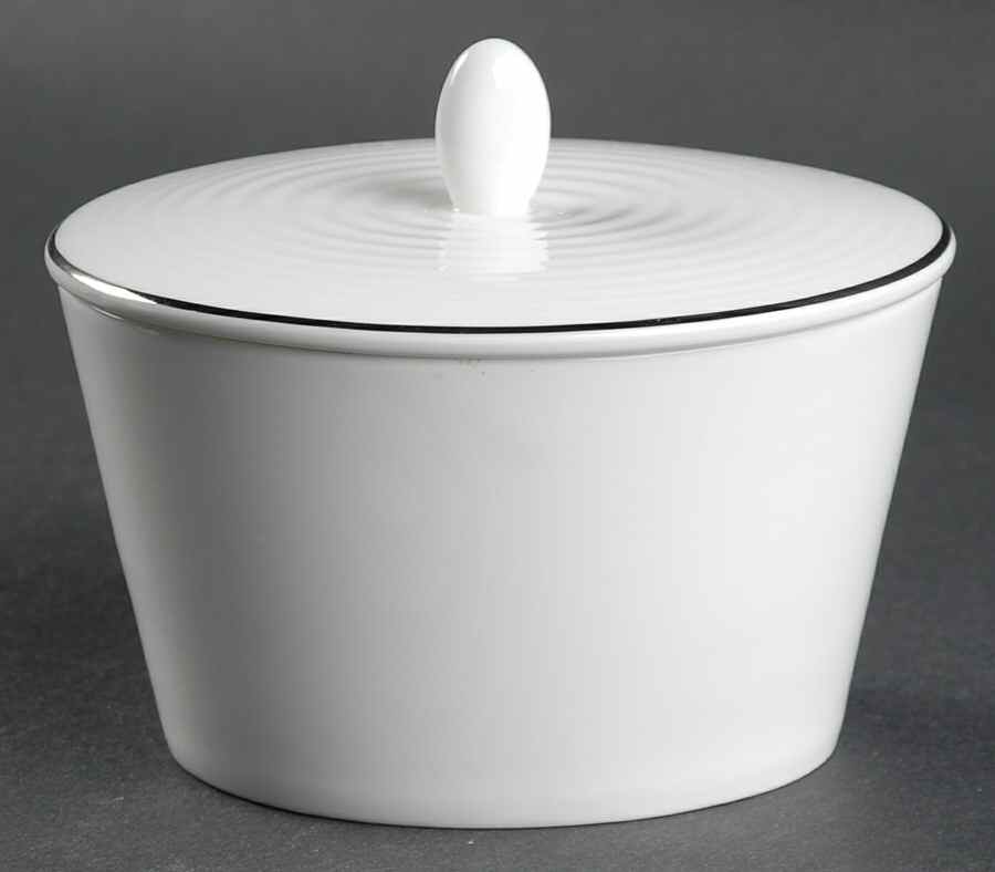 Gordon Ramsay Platinum Sugar Bowl & Lid by Royal Doulton-1