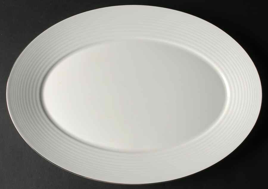 Gordon Ramsay Platinum 16" Oval Serving Platter by Royal Doulton-1