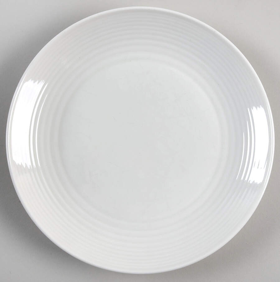 Gordon Ramsay White (Bone, No Trim) Salad Plate by Royal Doulton-1