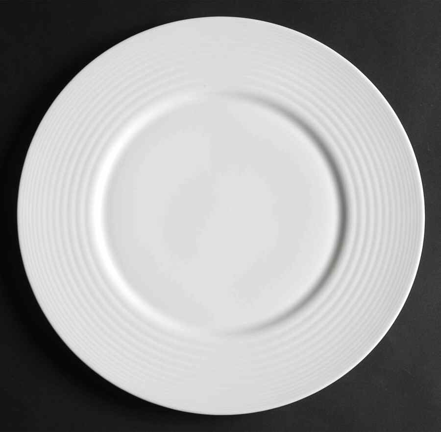 Gordon Ramsay White (Bone, No Trim) Service Plate (Charger) by Royal Doulton-1