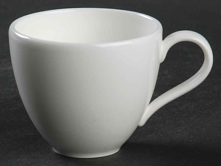 Gordon Ramsay White (Bone, No Trim) Espresso Cup by Royal Doulton-1