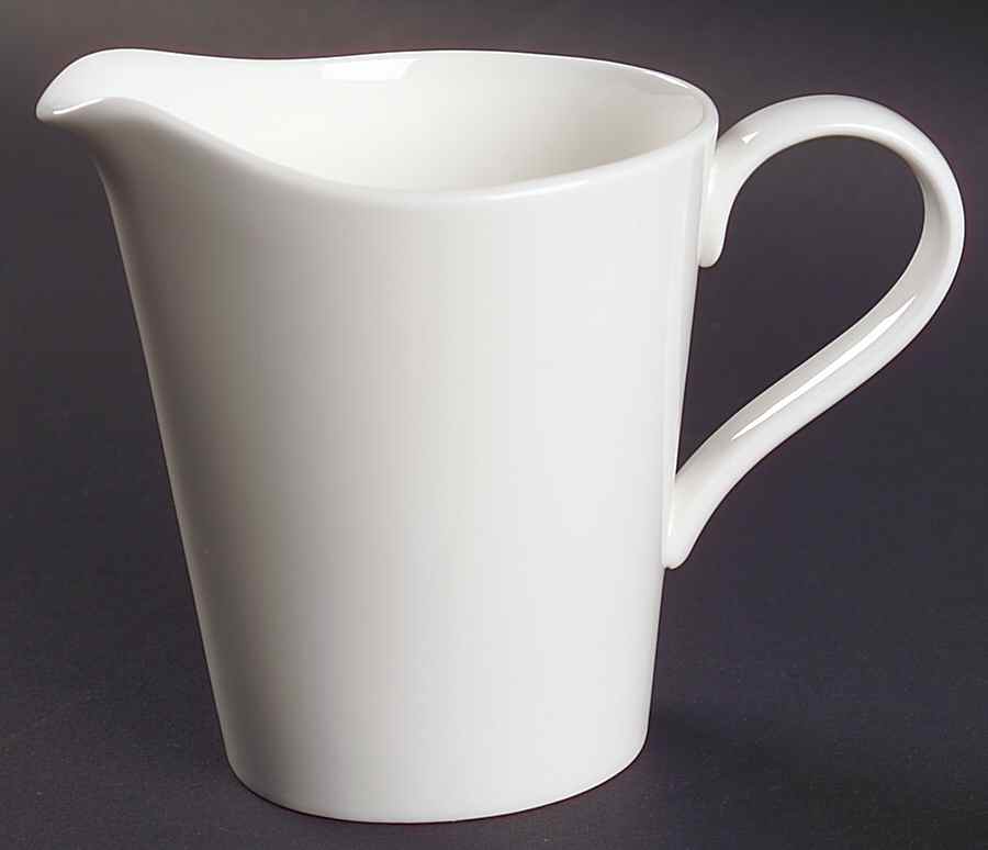 Gordon Ramsay White (Bone, No Trim) Creamer by Royal Doulton-1