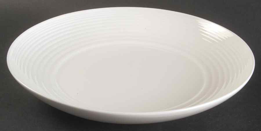 Gordon Ramsay White (Bone, No Trim) 11" Round Serving Bowl by Royal Doulton-1