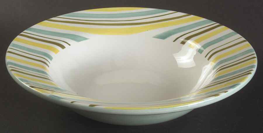 Mardi Gras Large Rim Soup Bowl by Royal Doulton-1