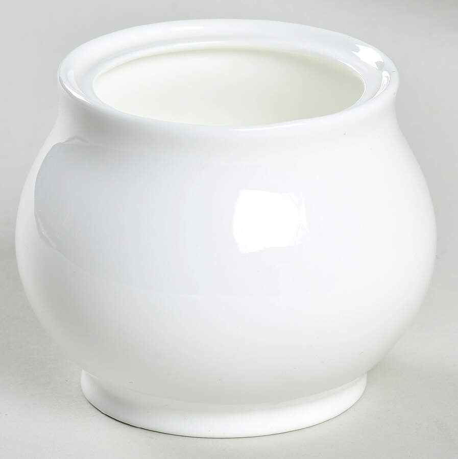 Signature White Sugar Bowl No Lid by Royal Doulton-1