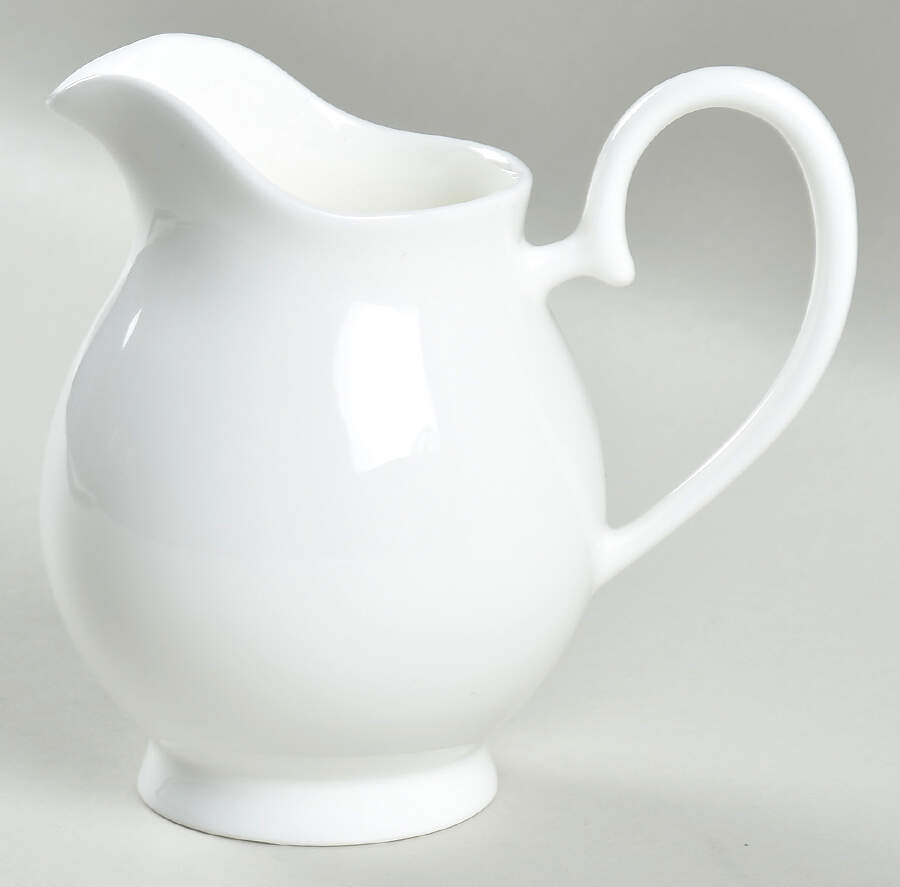 Signature White Creamer by Royal Doulton-1