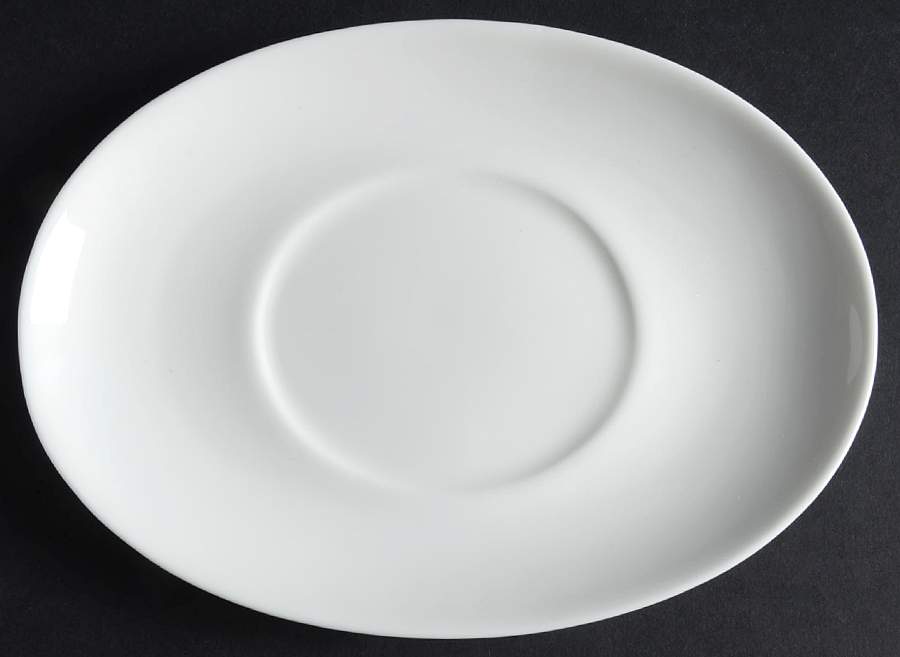 Signature White Underplate for Gravy Boat by Royal Doulton-1