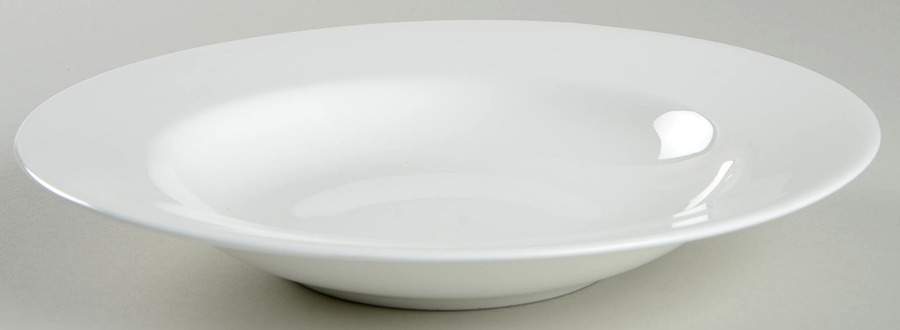 Signature White Large Rim Soup Bowl by Royal Doulton-1