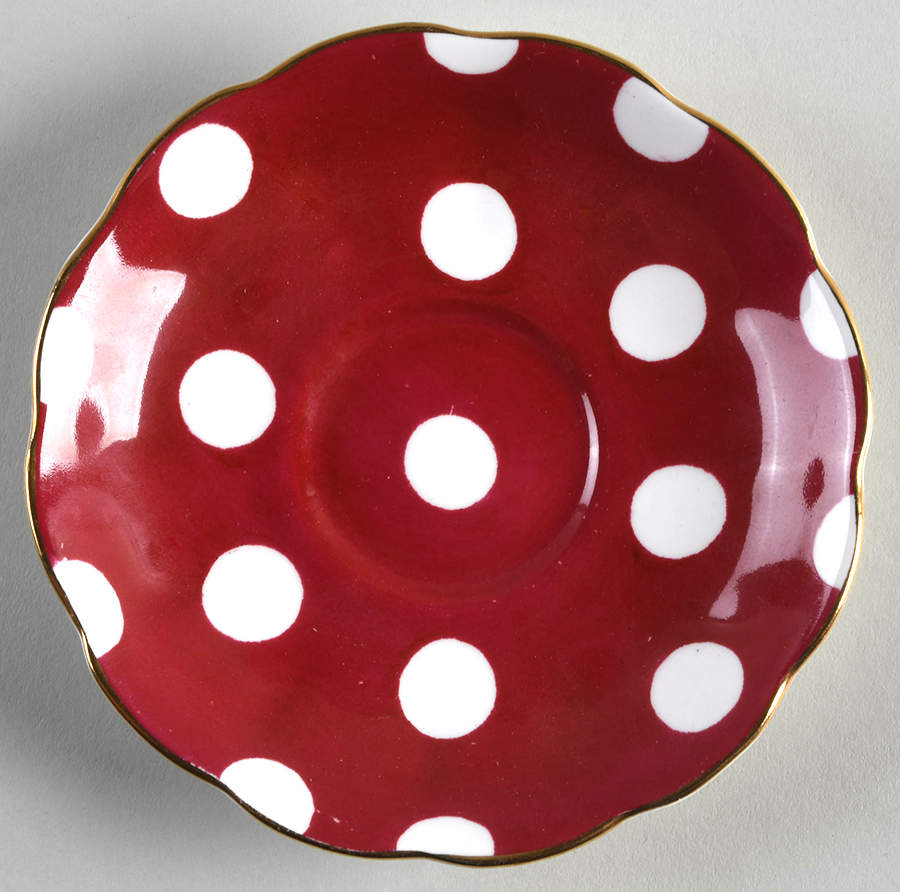 Polka Dot Series Saucer for Footed Cup by Royal Albert-1