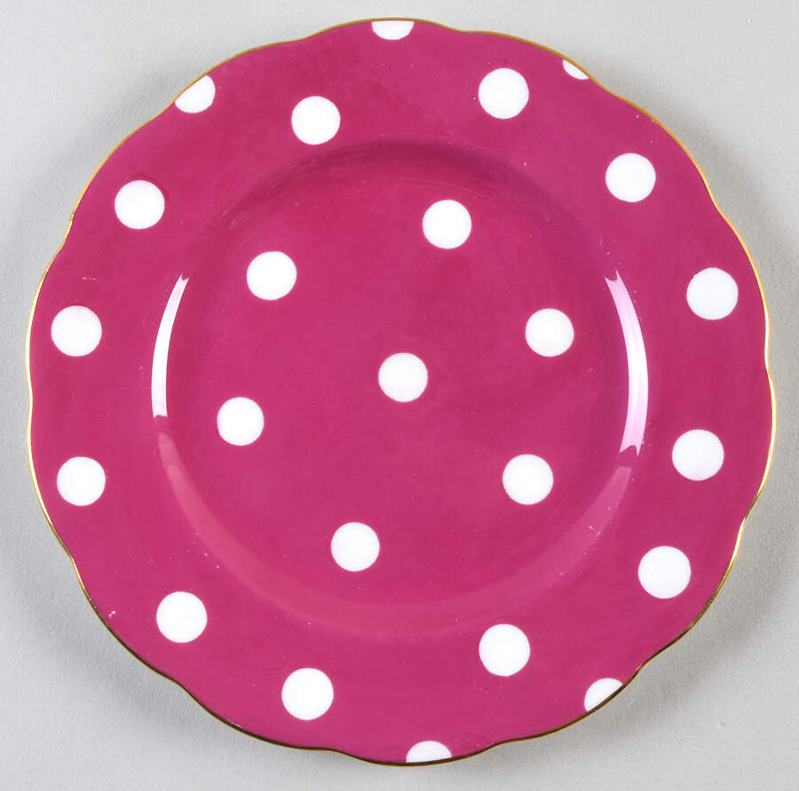 Polka Dot Series Salad Plate by Royal Albert-1