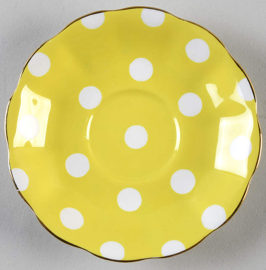 Polka Dot Series Saucer for Footed Cup by Royal Albert-1