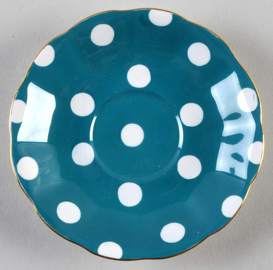 Polka Dot Series Saucer for Footed Cup by Royal Albert-1