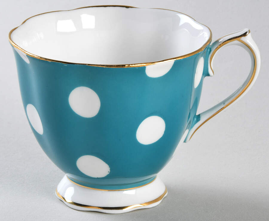 Polka Dot Series Footed Cup by Royal Albert-1