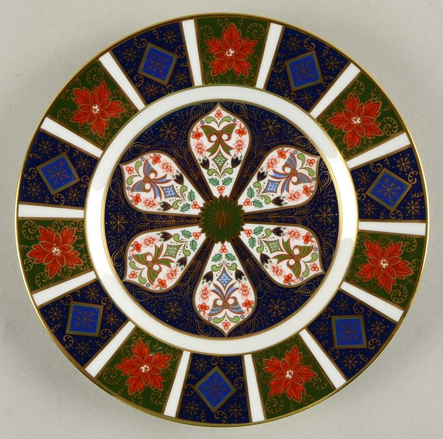 Old Imari Evening Star Salad Plate by Royal Crown Derby-1