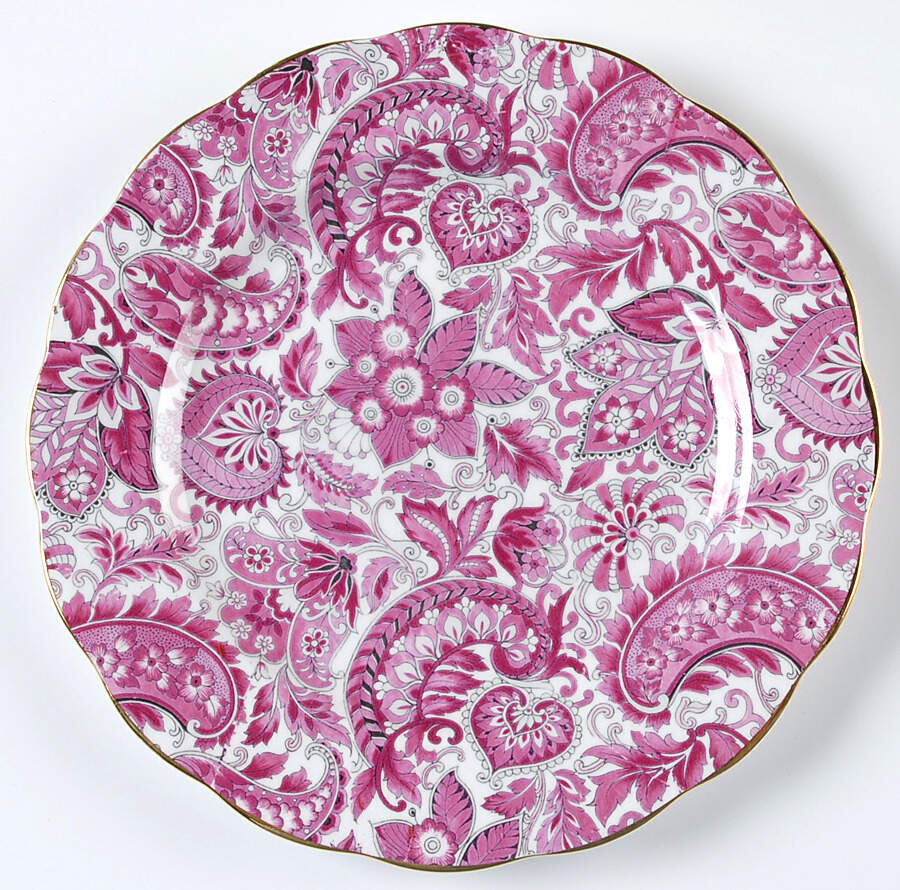 1445 Pink Salad Plate by Royal Standard-1