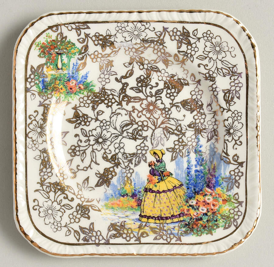 RID71 Square Bread & Butter Plate by Ridgway (Ridgways)-1