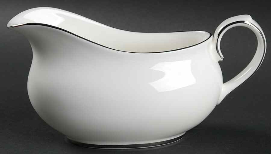 Silver Lining Gravy Boat by Royal Doulton-1
