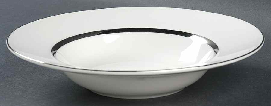 Silver Lining Rim Soup Bowl by Royal Doulton-1