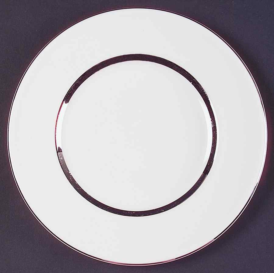 Silver Lining Salad Plate by Royal Doulton-1