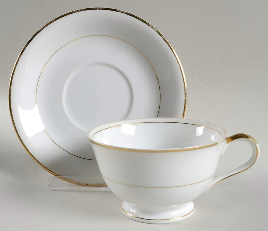 RIN1 Footed Cup & Saucer Set by Robinson's-1