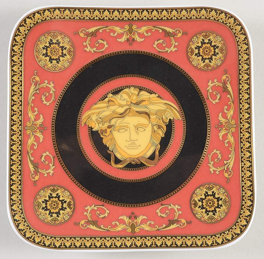 Medusa Red (Square) Bread & Butter Plate by Rosenthal - Continental-1