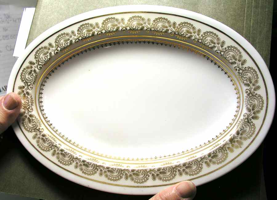 RYD65 13" Oval Serving Platter by Raynaud-1