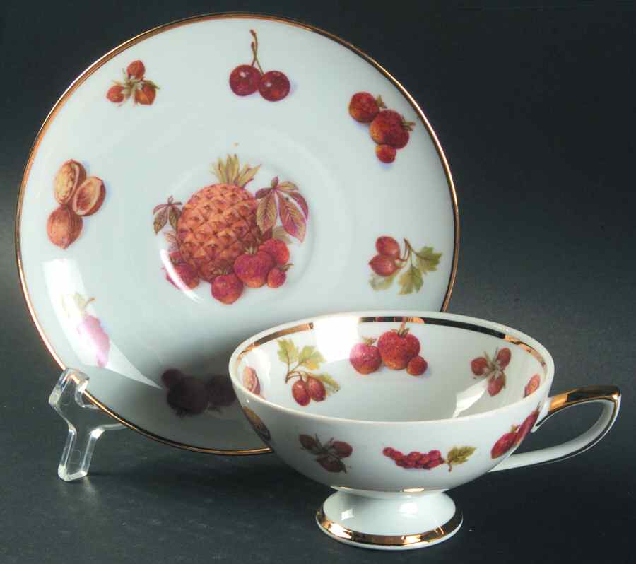 R03117 Footed Cup & Saucer Set by Royal Hanover-1