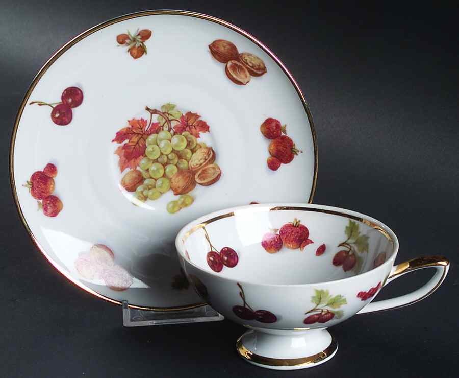 R03117 Footed Cup & Saucer Set by Royal Hanover-1