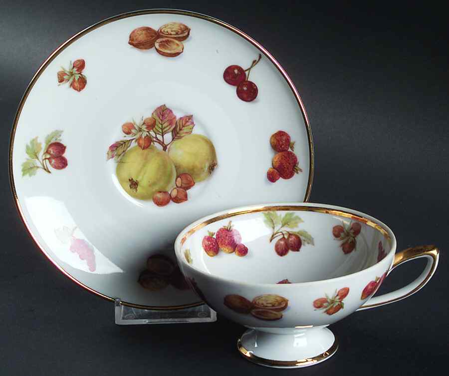 R03117 Footed Cup & Saucer Set by Royal Hanover-1
