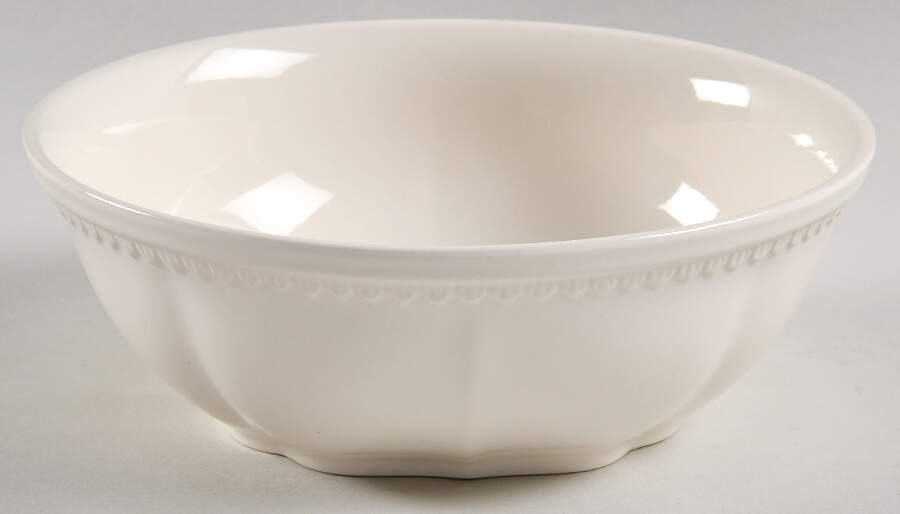 Classic White Coupe Cereal Bowl by Red Vanilla-1