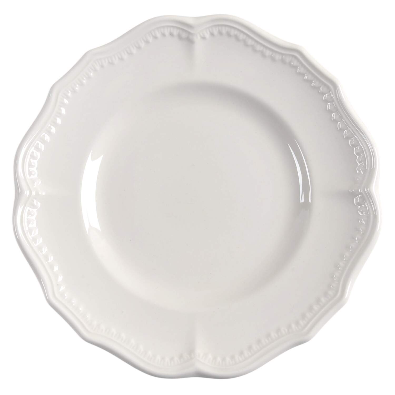 Classic White Bread & Butter Plate by Red Vanilla-1