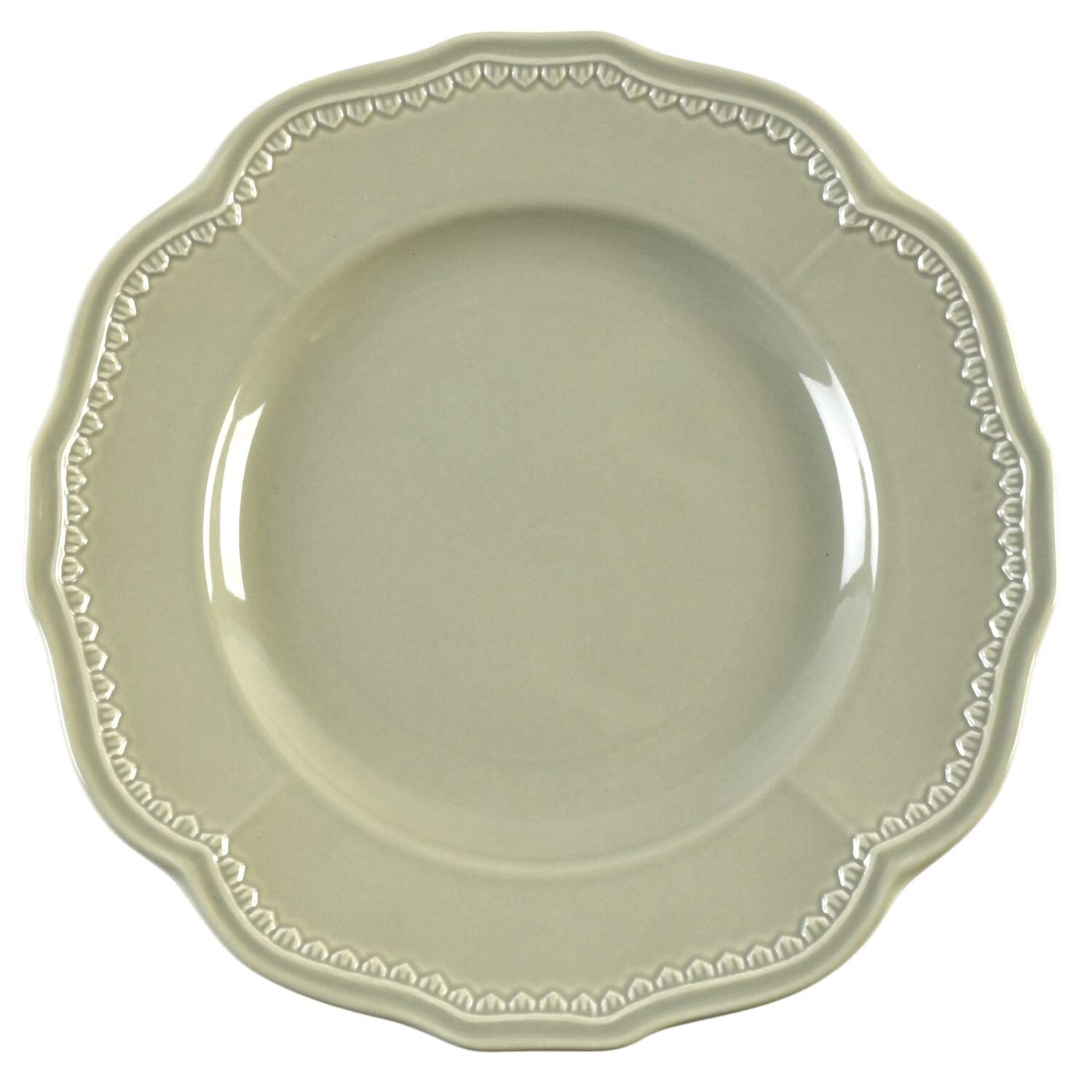 Country Estate Sage Green Salad Plate by Red Vanilla-1