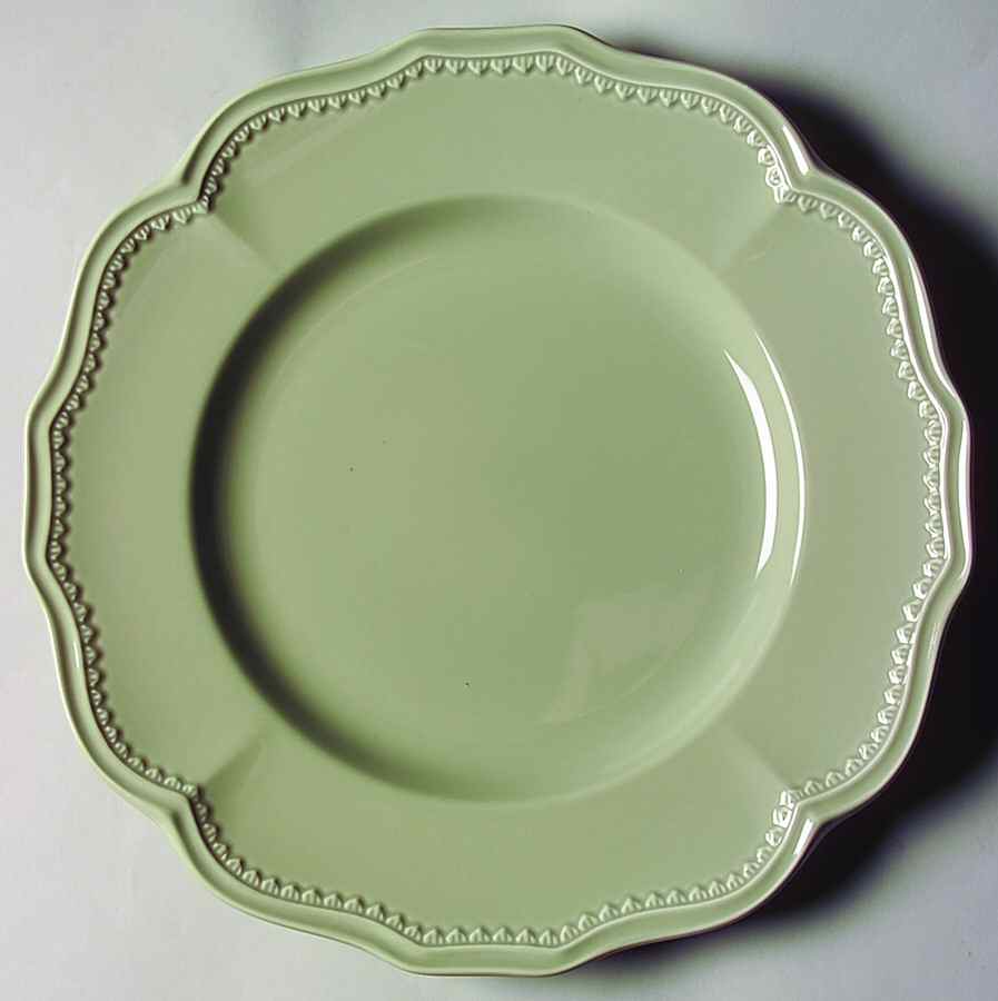 Country Estate Sage Green Dinner Plate by Red Vanilla-1