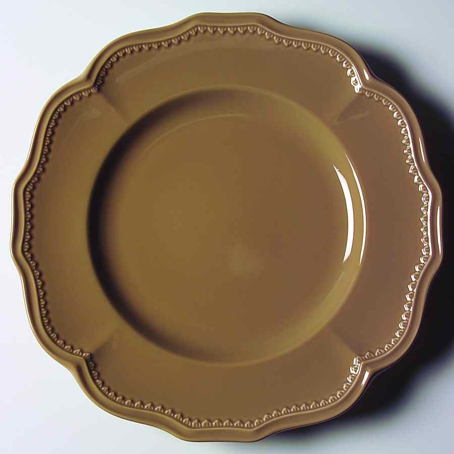 Country Estate Milk Chocolate Dinner Plate by Red Vanilla-1