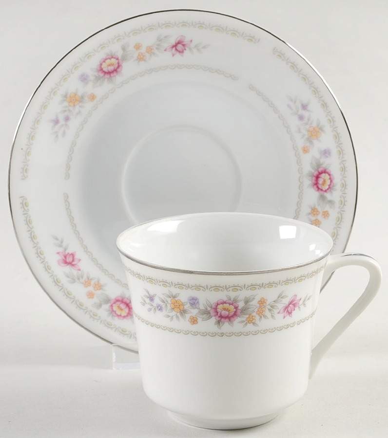 Fantasy Flat Cup & Saucer Set by Royal Sealy-1