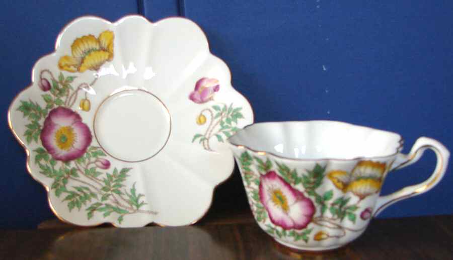 5415 Flat Cup & Saucer Set by Rosina-Queens-1
