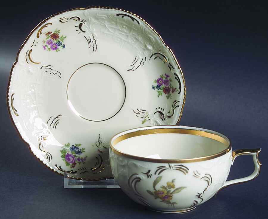 R1816 Flat Cup & Saucer Set by Rosenthal - Continental-1