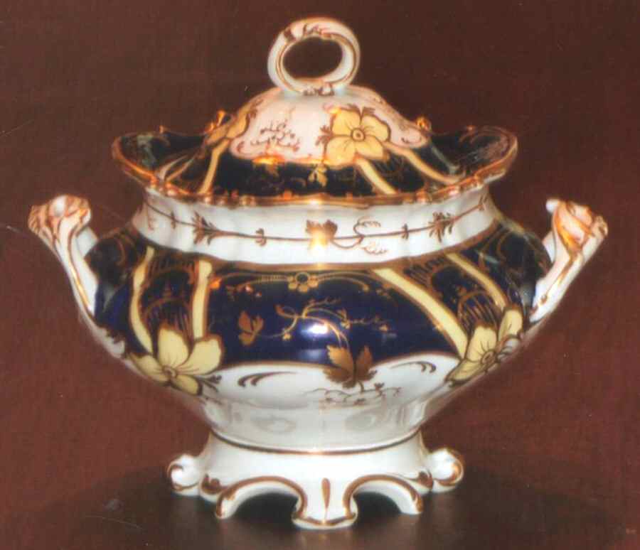 2-7425 Sugar Bowl & Lid by Ridgway (Ridgways)-1