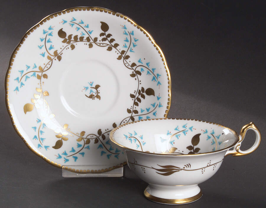 355A-T Footed Cup & Saucer Set by Royal Chelsea-1