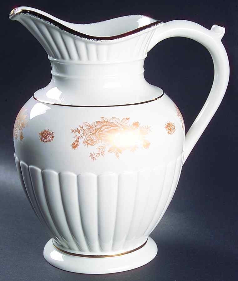 Old Country Roses Gold 88 Oz Pitcher by Royal Albert-1