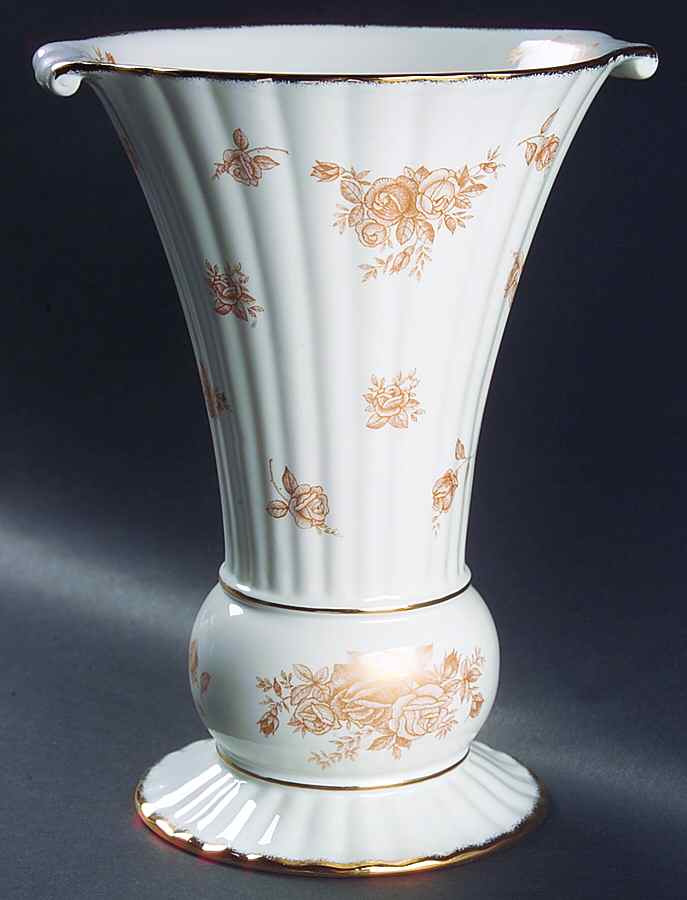 Old Country Roses Gold 10" Vase by Royal Albert-1