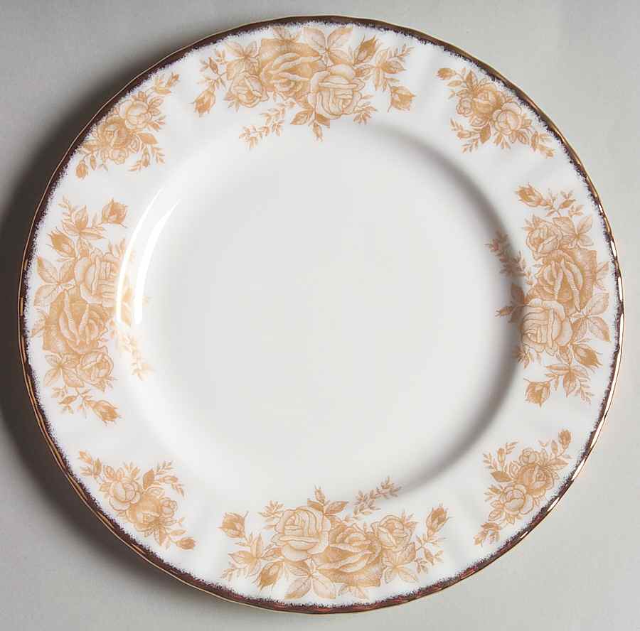 Old Country Roses Gold Salad Plate by Royal Albert-1