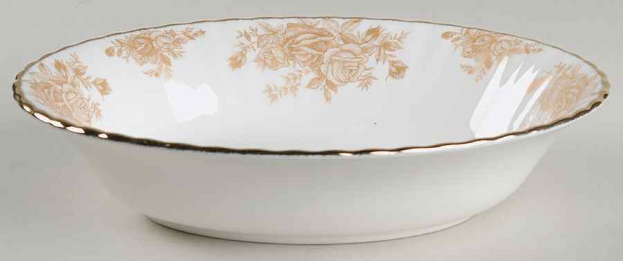 Old Country Roses Gold 9" Oval Vegetable Bowl by Royal Albert-1
