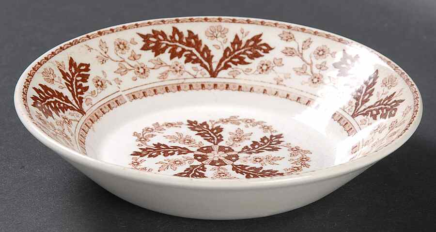 Deak Brown Fruit/Dessert (Sauce) Bowl by Ridgway (Ridgways)-1