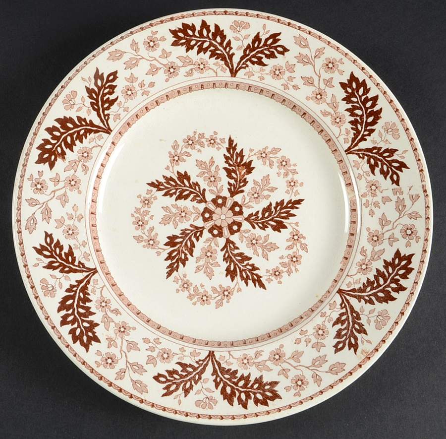 Deak Brown Salad Plate by Ridgway (Ridgways)-1