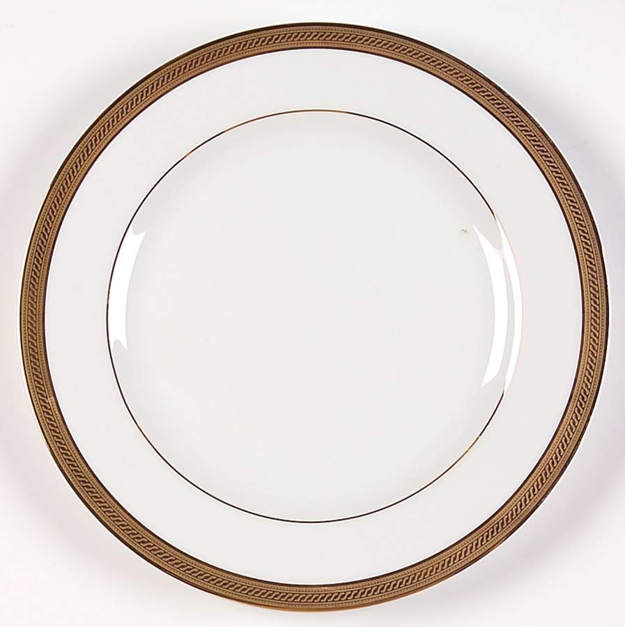 Elegance Gold Salad Plate by Royal Porcelain-1