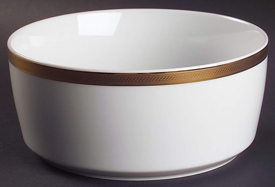 Elegance Gold 7" Round Vegetable Bowl by Royal Porcelain-1