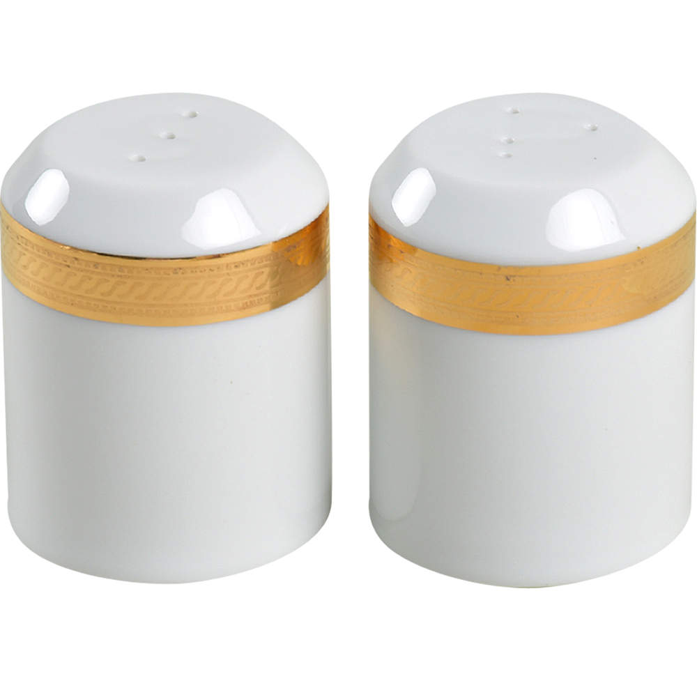 Elegance Gold Salt & Pepper Set by Royal Porcelain-1